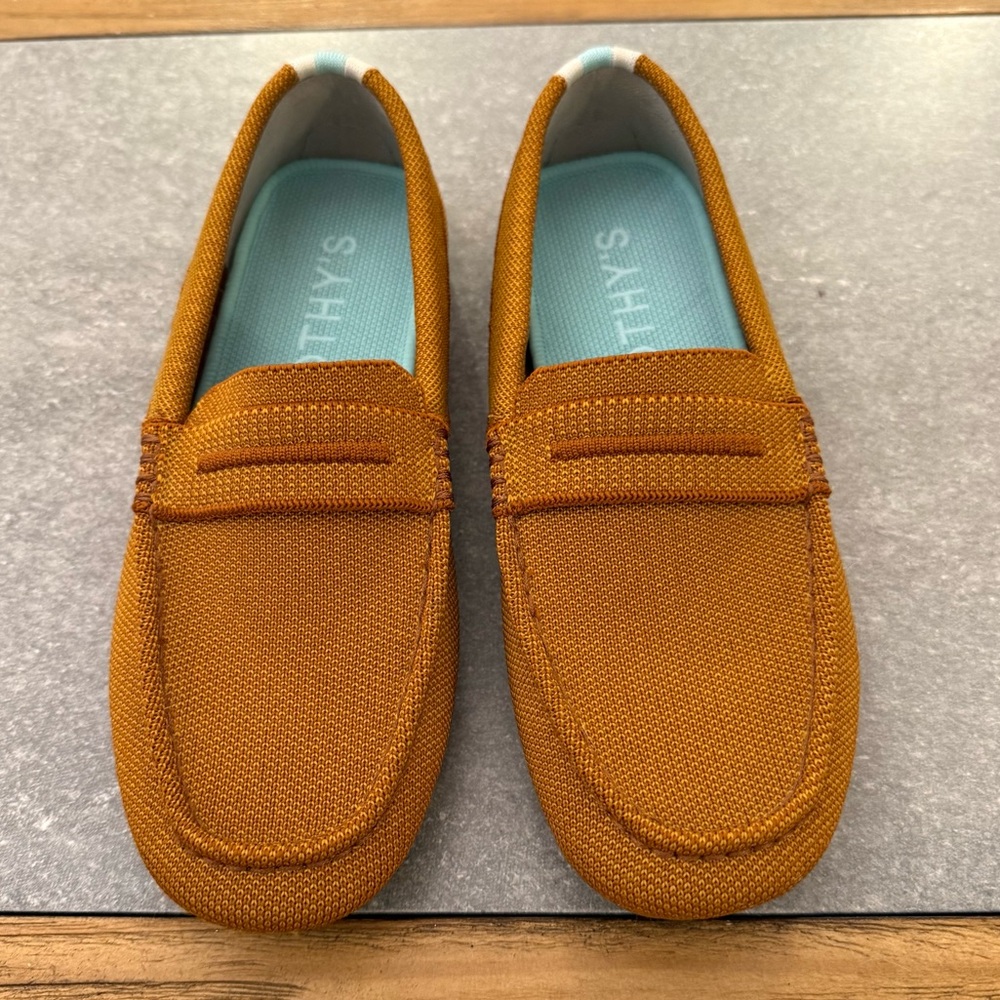 Rothy's The Driver Slip On Loafer Turmeric Mustard Orange Size 7.5 - Picture 7 of 12